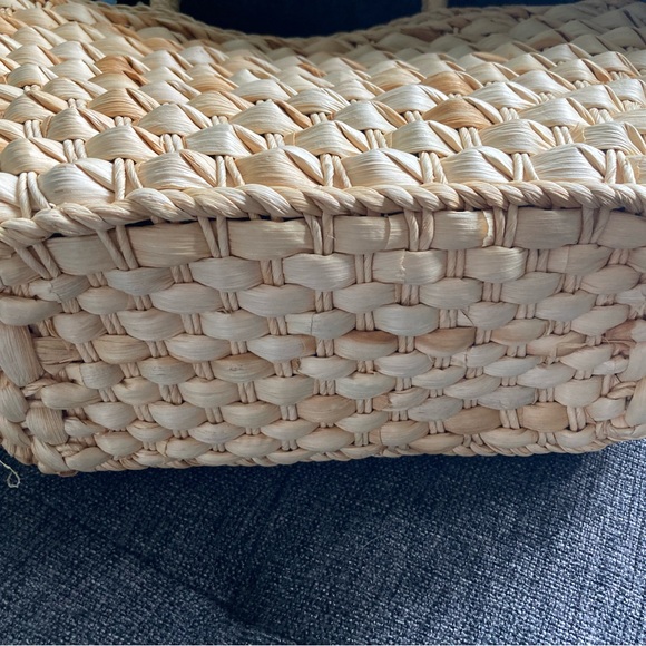 Sondra Roberts squared straw bag - Picture 5 of 7